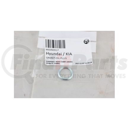 MD050317 by MITSUBISHI - GASKET-OIL PLUG