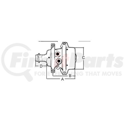 0912006 by HALDEX - Air Brake Spring and Service Brake Chamber Assembly