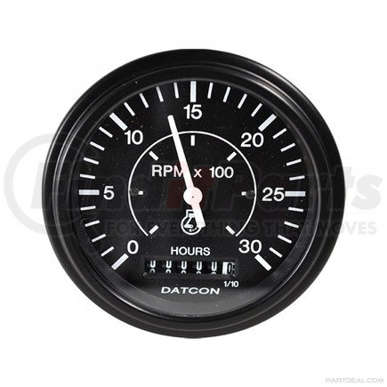 103678-D by DATCON INSTRUMENT CO. - 24A30 Model 3-3/8" Tachometer with Hourmeter, 12 V