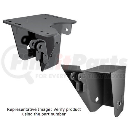 S-36562-2L by HENDRICKSON - Frame Rail Bracket - Road Side, 12 in. Ride Height, 5/8 in. Pattern, Universal Bolt-On