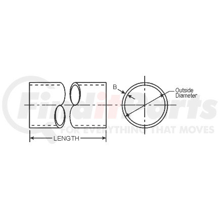 N20-30-22-108 by NEAPCO - Driveshaft Tubing