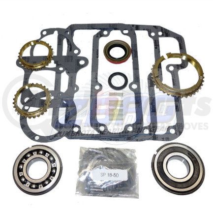 ZMBK114AWS by USA STANDARD GEAR - T18 Transmission Bearing/Seal Kit w/Synchro Rings Bronco/F100-F500/M400/P350 4-Speed Manual Trans 23mm 7/8 Inch Thick Input Bearing USA Standard Gear