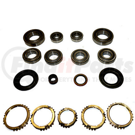 ZMBK210AWS by USA STANDARD GEAR - M5TX/M5BF2 Transmission Bearing/Seal Kit w/Synchro Rings/For Kia/Mazda/Mercury Small/Mid-Size Cars 5-Speed Manual Trans 16mm Input Bearing USA Standard Gear