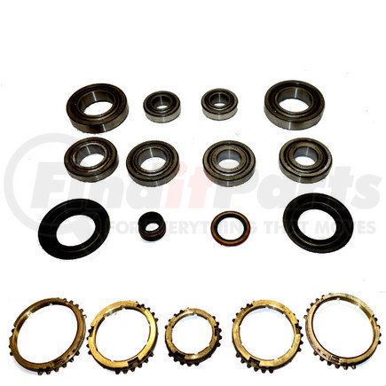 ZMBK210CWS by USA STANDARD GEAR - M5TX Transmission Bearing/Seal Kit w/Synchro Rings 01-12 Escape/99-03 Escort/06-09 Fusion/01-06 Mazda Tribute/06-09 Mercury Milan 5-Speed Manual Trans 15mm Input Bearing USA Standard Gear