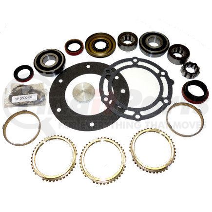 ZMBK235CWS by USA STANDARD GEAR - Getrag-5 Speed/NV3550 Transmission Bearing/Seal Kit w/Synchro Rings 94-96 Dakota/Ram 2500/94-97 Ram 1500/02-04 For Jeep Liberty/Wrangler 5-Speed Manual Trans 0.9 Inch Input/Output Bearings USA Standard Gear