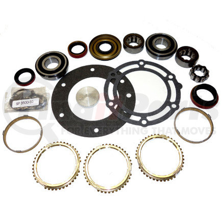 ZMBK235DWS by USA STANDARD GEAR - Getrag-5 Speed Transmission Bearing/Seal Kit w/Synchro Rings 95-07 Chevrolet/GMC C1500/C2500 K1500/K2500 S10/Sonoma Isuzu Hombre Blazer/Jimmy 5-Speed Manual Trans 0.9 Inch Input/Output Bearings USA Standard Gear