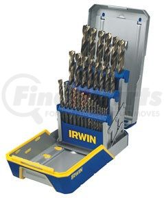 3018006B by IRWIN HANSON - 29 Pc. Turbomax Metal Index Drill Bit Set