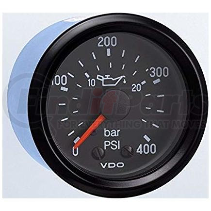 150-906 by VDO - VDO 400 PSI/25 Bar Mechanical Oil Pressure Gauge 12V -