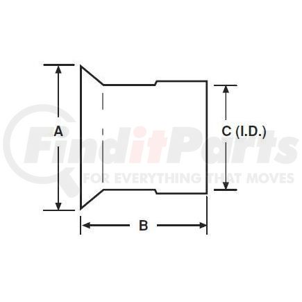 TRF-475 by GRAND ROCK - T35 TURBO REPAIR FLANGE  4.75"