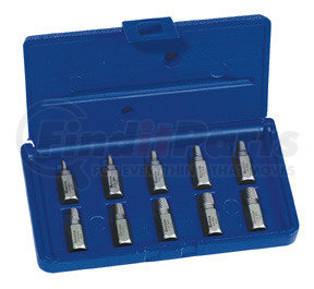 53226 by IRWIN HANSON - 10 Pc. Hex Head Multi-Spline Screw Extractor Set