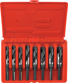 90108 by IRWIN HANSON - 8 Pc. 1/2" Reduced Shank Siler & Deming Fractional Drill Bit Set