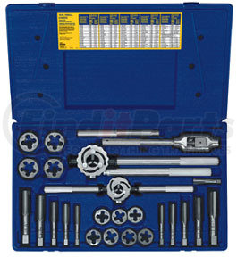 97311 by IRWIN HANSON - 25 Pc. Metric Tap and Hex Die Set