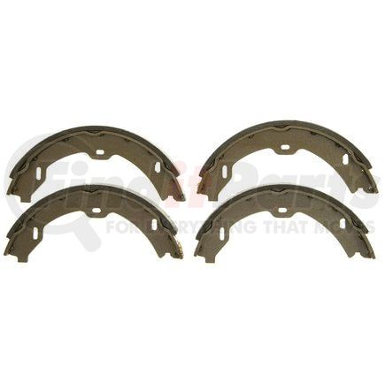 PAB874 by WAGNER - Wagner ThermoQuiet PAB874 Parking Brake Shoe Set