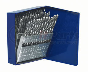 80181 by IRWIN HANSON - 60 Pc. Wire Gauge Straight Shank Jobber Length Metal Drill Bit Set