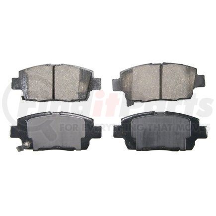 ZD1249 by WAGNER - QuickStop Ceramic Disc Brake Pad Set