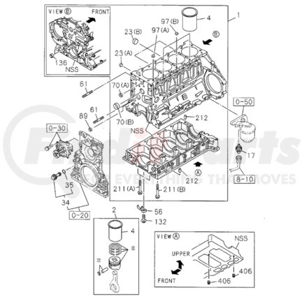 8-94173-412-0 by ISUZU - GASKET; SLEEVE