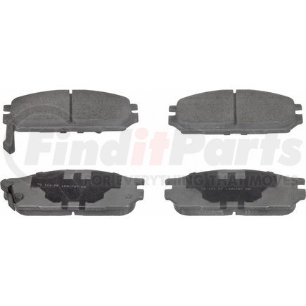 QC534 by WAGNER - Wagner ThermoQuiet QC534 Ceramic Disc Brake Pad Set