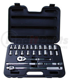 1360 by ATD TOOLS - 24 Pc. 1/2” Dr. 6-Point SAE/Metric Socket Set