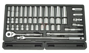 1365 by ATD TOOLS - 43 Pc. 1/2” Driver SAE/Metric Socket Set