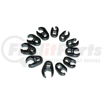 1190 by ATD TOOLS - Crowfoot Wrench Set - Metric, 11pc.