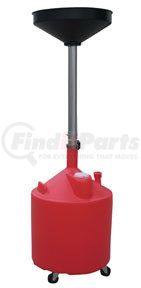 5188 by ATD TOOLS - Plastic Waste Oil Drain with Casters 18-Gallon