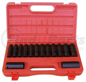 4301 by ATD TOOLS - 14 Pc. 1/2" Drive 6 Point Metric Deep Impact Socket Set