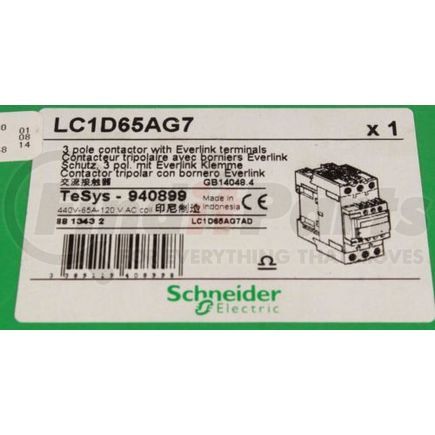 LC1D65AG7 by SQUARE D - CONTACTOR