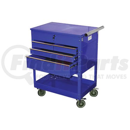 7047 by ATD TOOLS - 4 DRAWER SERVICE CART BLUE