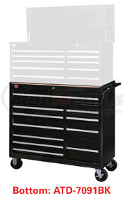 7091BK by ATD TOOLS - 42" 11 DRWR ROLL CABINET