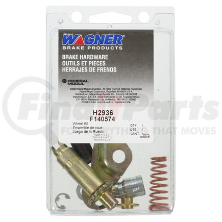 Wagner H2936 Drum Brake Self-Adjuster Repair Kit Wagner H2936 Brake Auto Adjusting Kit