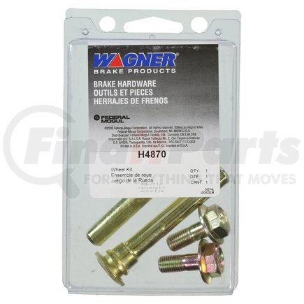 H4870 by WAGNER - Wagner H4870 Brake Guide Pin