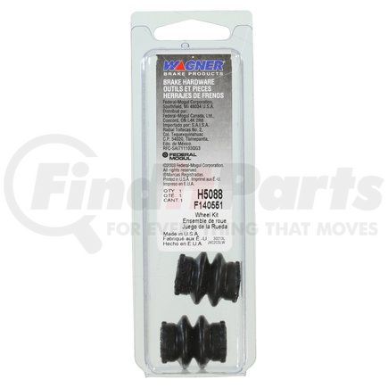H5088 by WAGNER - Wagner H5088 Brake Pin Boot Kit