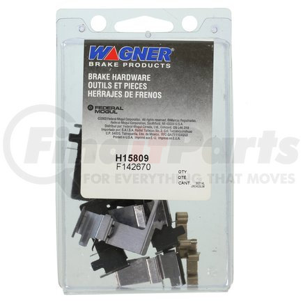 H15809 by WAGNER - Wagner H15809 Brake Disc Alignment Kit