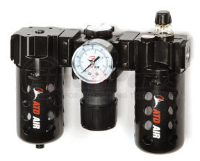 7872 by ATD TOOLS - Poly Filter, Regulator, Lubricator and Gauge Modular Unit with Manual Drain