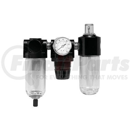 7869 by ATD TOOLS - Poly Filter Regulator Lubricator and Gauge Modular Unit with Manual Drain