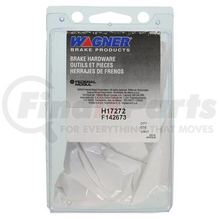 H17272 by WAGNER - Wagner H17272 Brake Combi Kit
