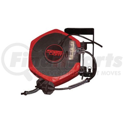 80016 by ATD TOOLS - 50 Ft. Power Cord Reel with  Clear Power Indicator Light