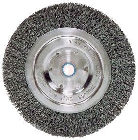8350 by ATD TOOLS - 6" Wire Wheel with Spacer for 1/2" Arbor