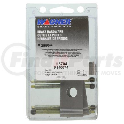 H5704 by WAGNER - Wagner H5704 Brake Disc Alignment Kit