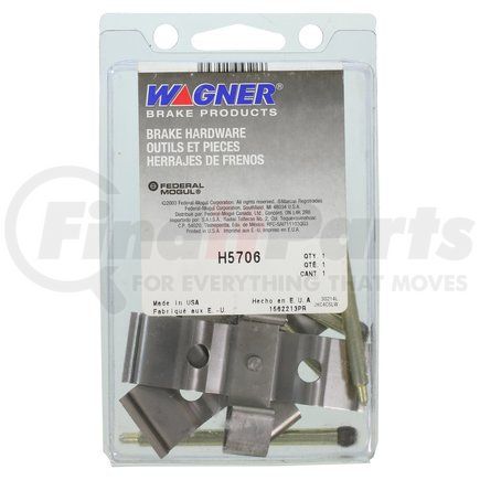 H5706 by WAGNER - Wagner H5706 Brake Disc Alignment Kit