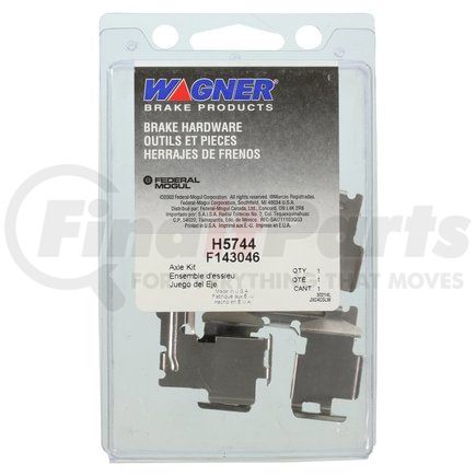 H5744 by WAGNER - Wagner H5744 Brake Disc Alignment Kit
