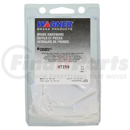 Wagner H7259 Parking Brake Hardware Kit Wagner H7259 Parking Brake Hardware Kit