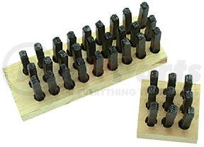 9600 by ATD TOOLS - 3/16” Letter Stamp Set, 27 pc.
