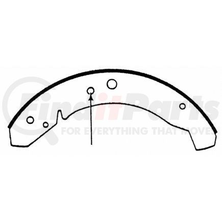 Z315 by WAGNER - Wagner Brake Z315 Drum Brake Shoe