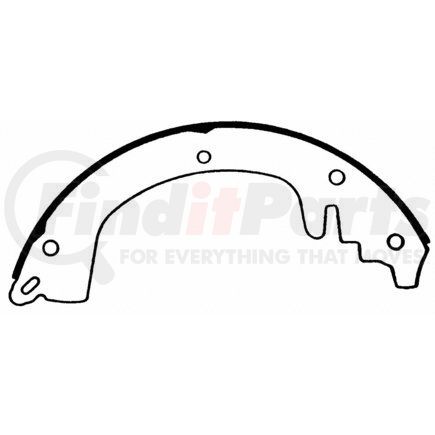 Z40 by WAGNER - Wagner Brake Z40 Drum Brake Shoe