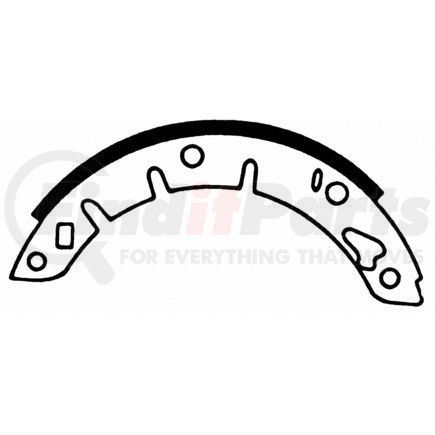 Z437 by WAGNER - Wagner Drum Brake Shoe Set