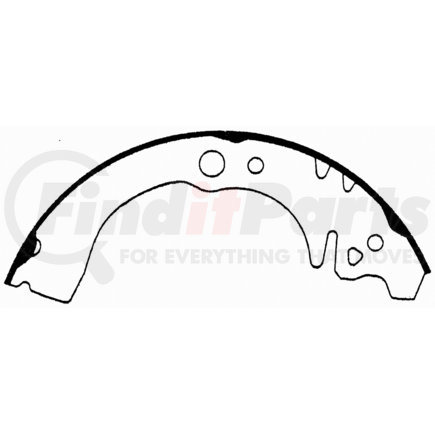 Z624 by WAGNER - Wagner Drum Brake Shoe Set