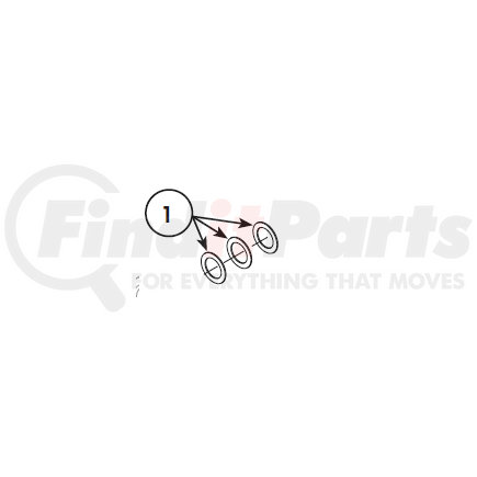 Hendrickson S-20812 WASHER, SPLINE INNER.060