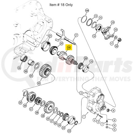 1342842C1 by CASE - SHAFT