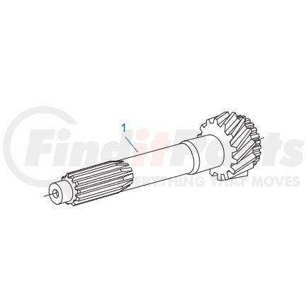 4301620 by FULLER - Manual Transmission Input Shaft - 1.50 inches, Push, 1 inch. Pilot dia.